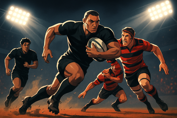 All Blacks Get Game Tips from Cape Crusaders