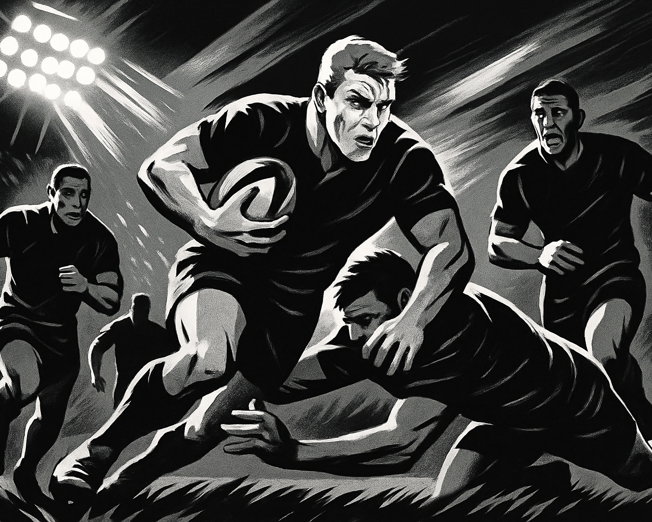 All Blacks Rookie Battles Nerves, Vomits Debut