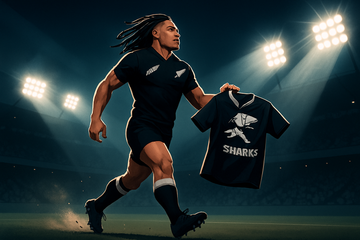 Ma’a Nonu Joins Sharks, New Logo Revealed